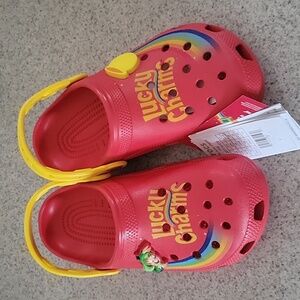 Crocs Lucky Charms!!  Magically Delicious! Red! Men's Size 6. Women's 8. NWT!!